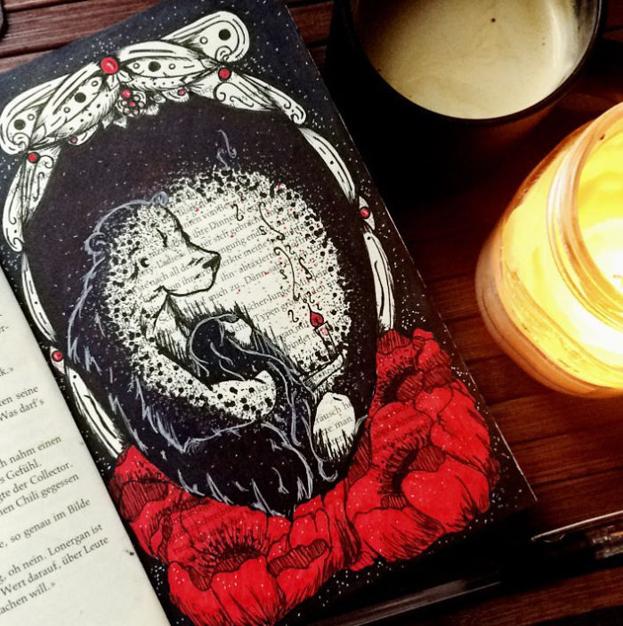 I Use Old Books To Create Art