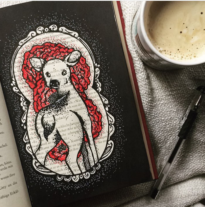 I Use Old Books To Create Art