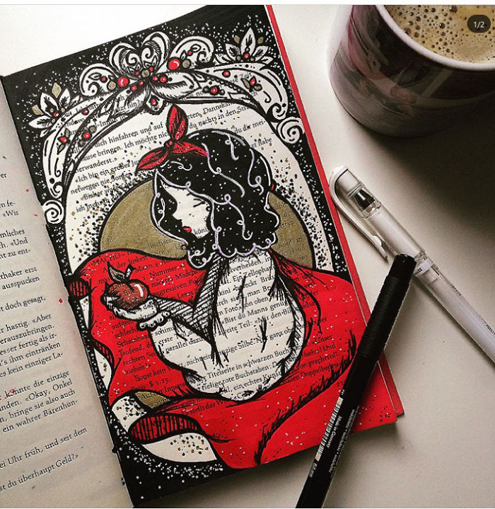 I Use Old Books To Create Art