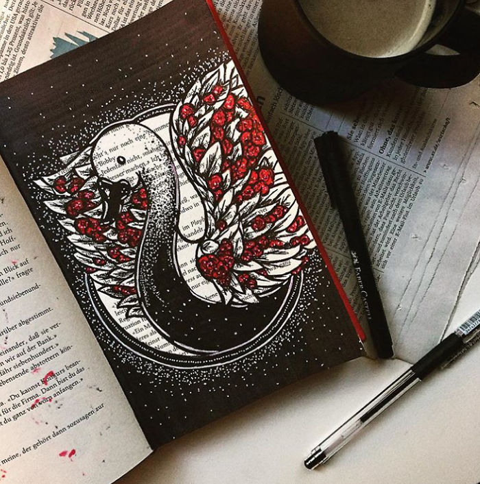 I Use Old Books To Create Art