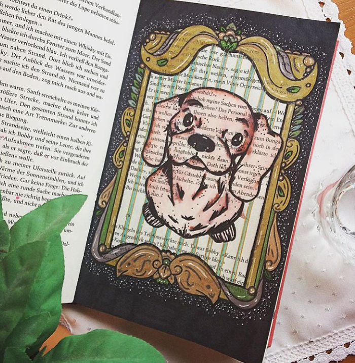 I Use Old Books To Create Art