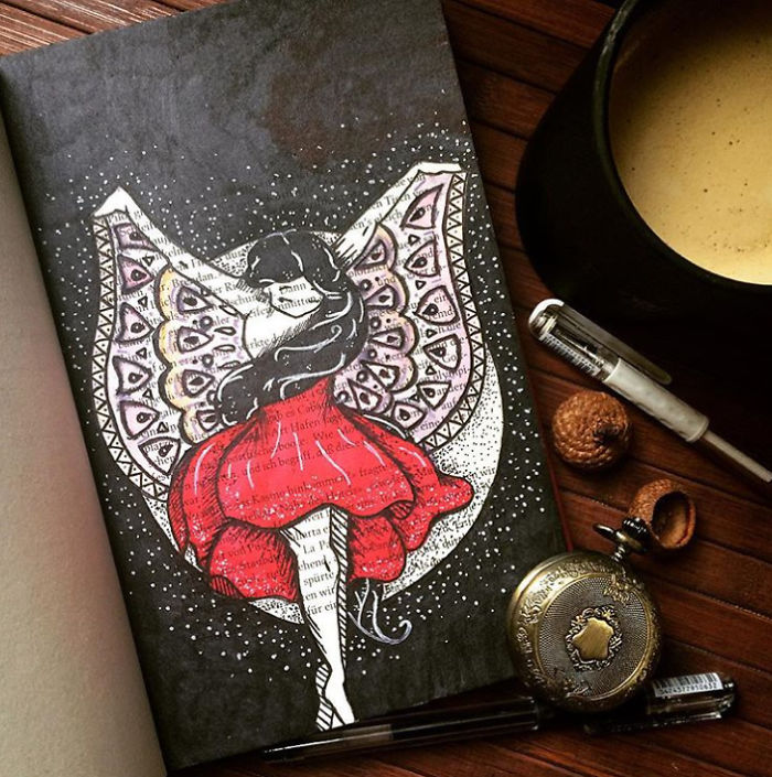 I Use Old Books To Create Art