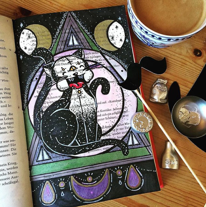 I Use Old Books To Create Art