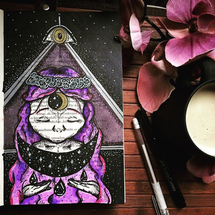 I Use Old Books To Create Art