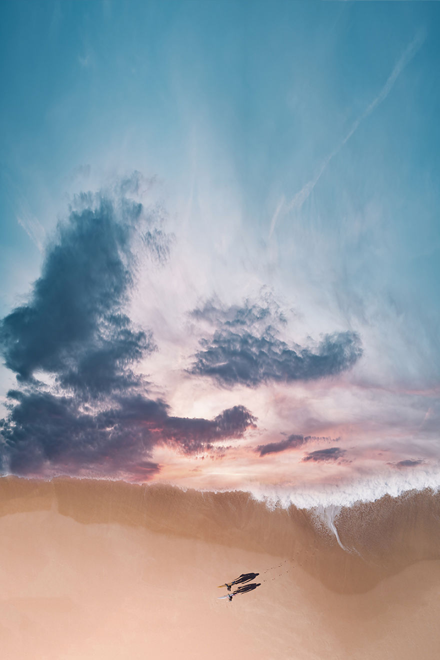 I Imagined What Happened If We Could Swim In The Clouds...