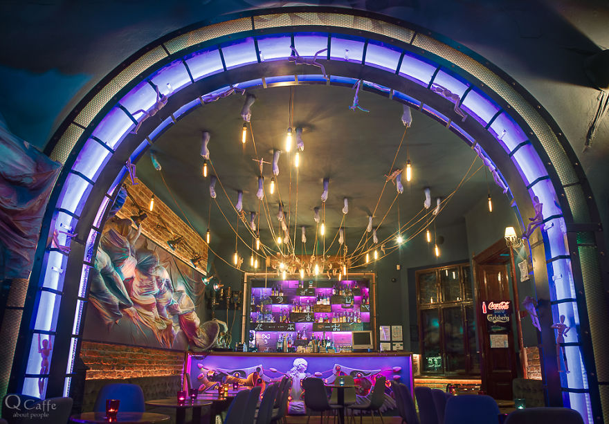 Bunch Of Artists Unite To Design The Interior Of This Surreal Bar And The Details Are Incredible Bunch Of Artists Unite To Design The Interior Of This Surreal Bar And The Details Are Incredible