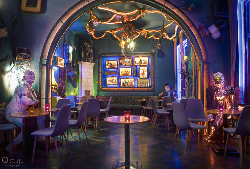 Bunch Of Artists Unite To Design The Interior Of This Surreal Bar And The Details Are Incredible