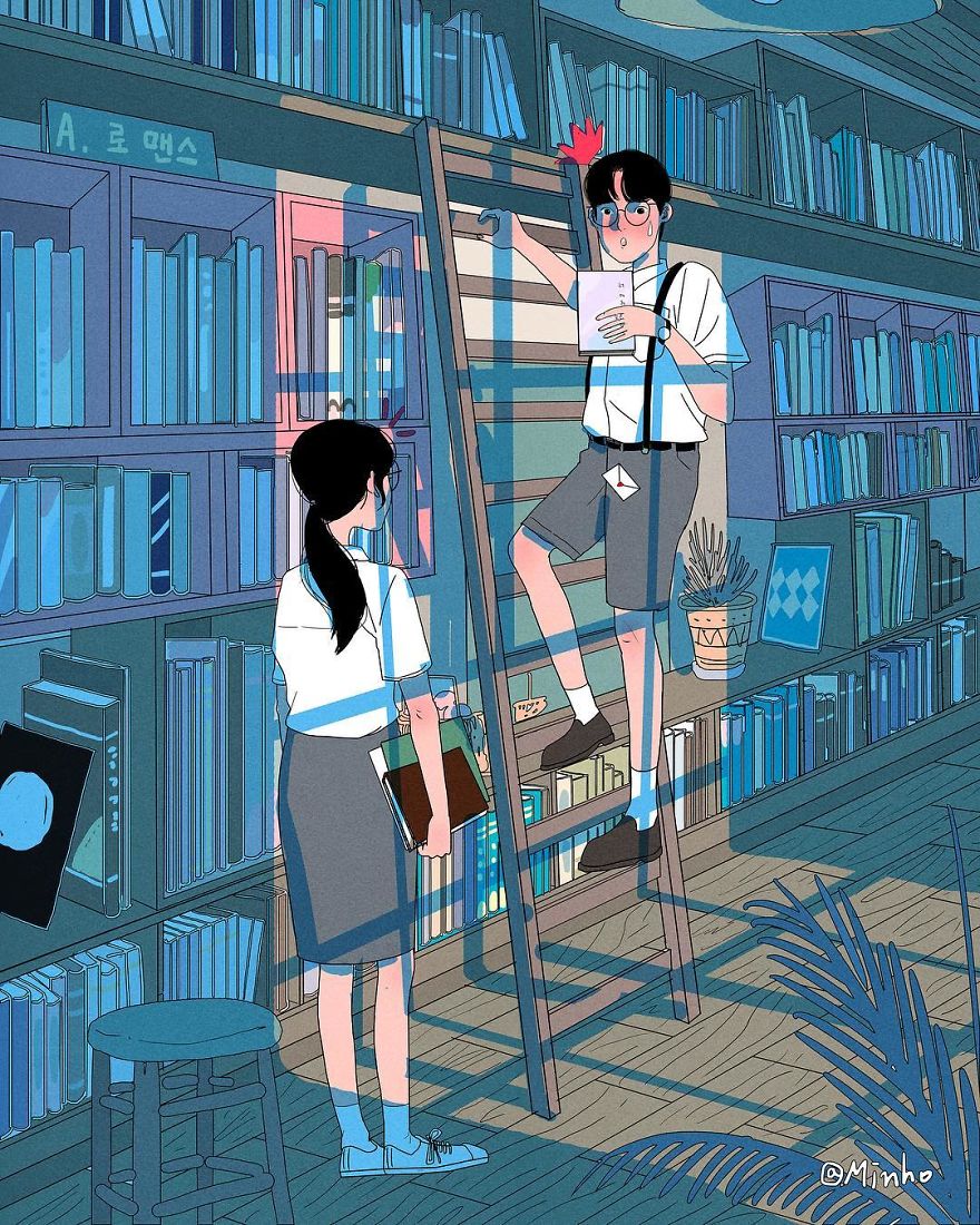 South Korea Illustrator Myeong-Minho Captures The Moments We’d Love To Freeze In Time In His Illustrations South Korea Illustrator Myeong-Minho Captures The Moments We’d Love To Freeze In Time In His Illustrations