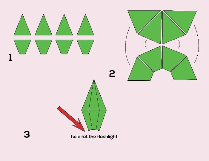 Magic Wand/staff Out Of Food Container And The Flash Light!