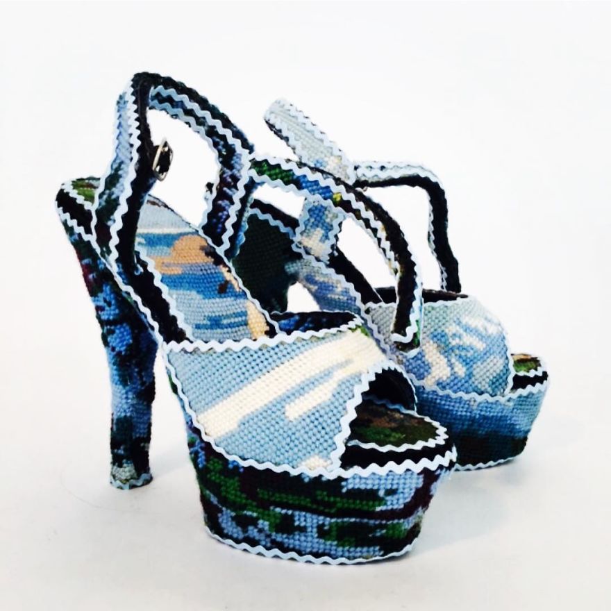 Swedish Artist Weaves Vintage Household Objects With Tapestry And The Result Is Incredible