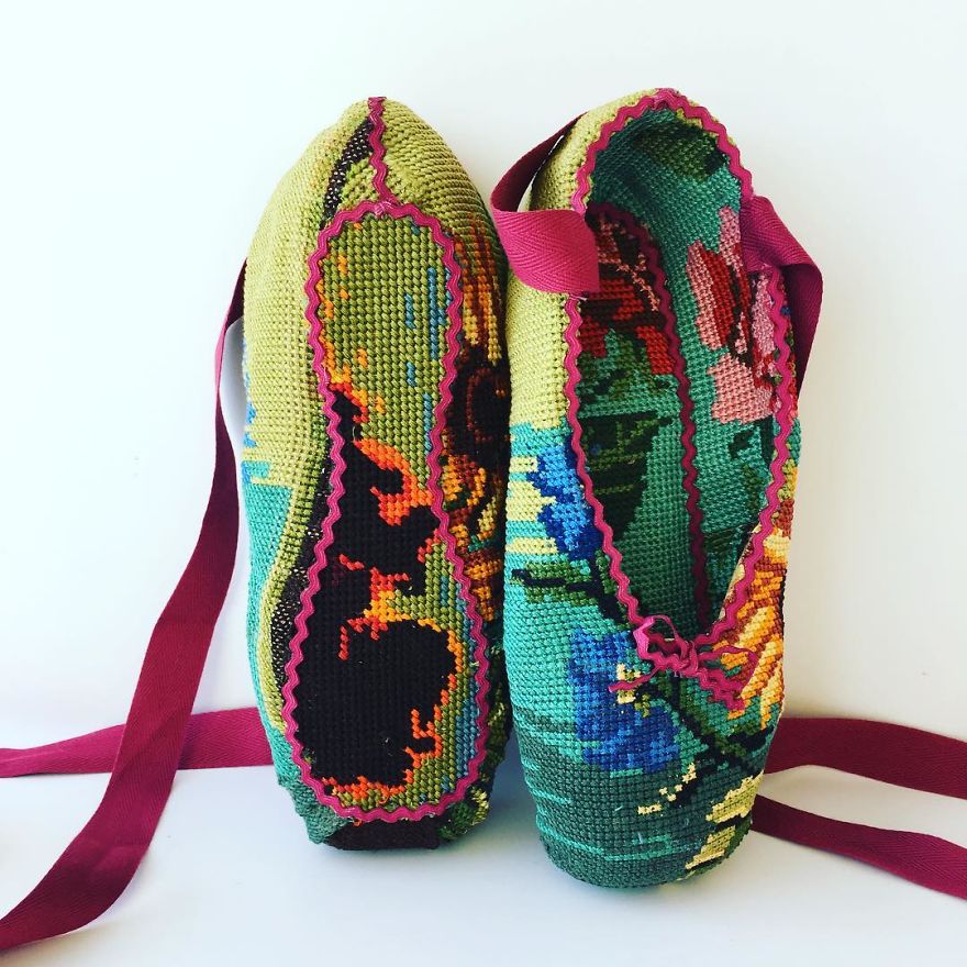 Swedish Artist Weaves Vintage Household Objects With Tapestry And The Result Is Incredible