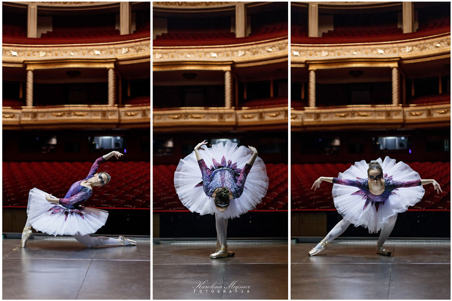 I Hand-Painted Galaxy Outfit For Bellerina