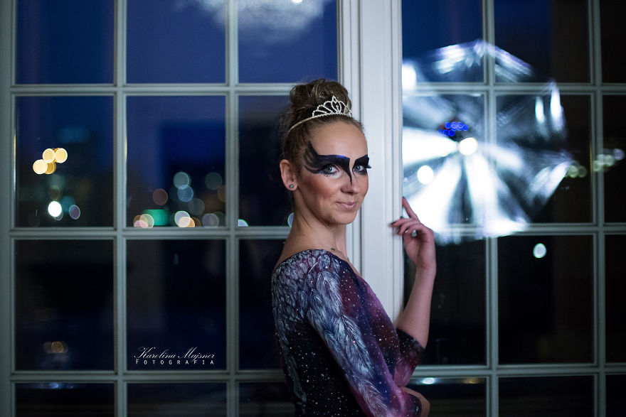 I Hand-Painted Galaxy Outfit For Bellerina