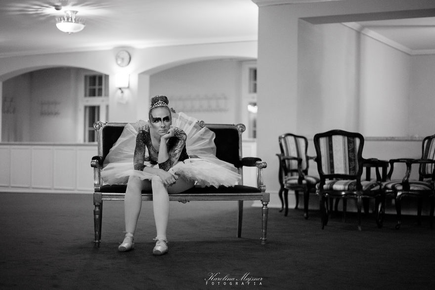 I Hand-Painted Galaxy Outfit For Bellerina