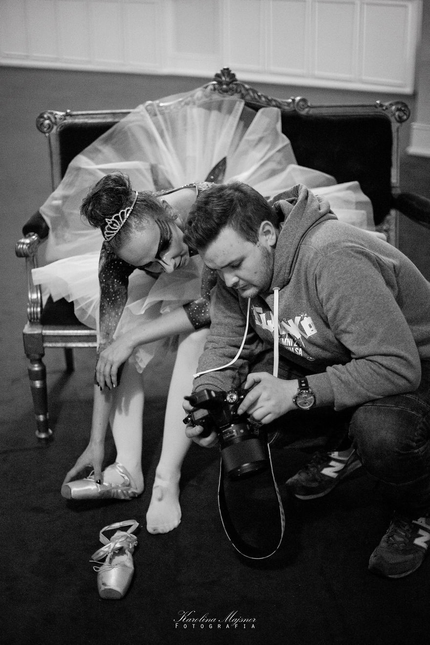 I Hand-Painted Galaxy Outfit For Bellerina