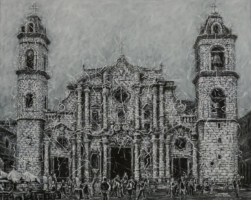 “Weaving” Paintings By Alexi Torres Show The Connection Between Man And Nature “Weaving” Paintings By Alexi Torres Show The Connection Between Man And Nature