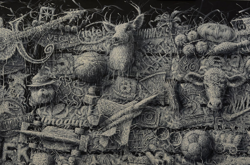 “Weaving” Paintings By Alexi Torres Show The Connection Between Man And Nature “Weaving” Paintings By Alexi Torres Show The Connection Between Man And Nature