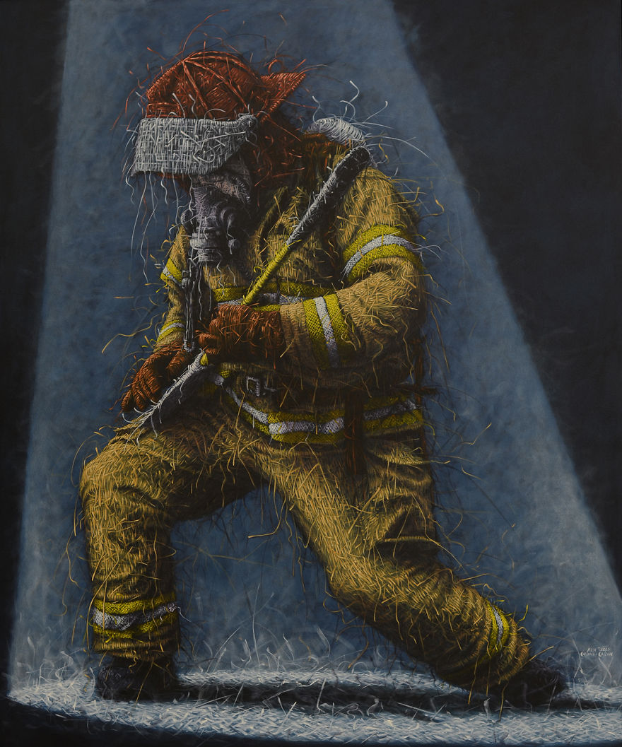 “Weaving” Paintings By Alexi Torres Show The Connection Between Man And Nature “Weaving” Paintings By Alexi Torres Show The Connection Between Man And Nature