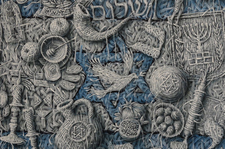 “Weaving” Paintings By Alexi Torres Show The Connection Between Man And Nature “Weaving” Paintings By Alexi Torres Show The Connection Between Man And Nature