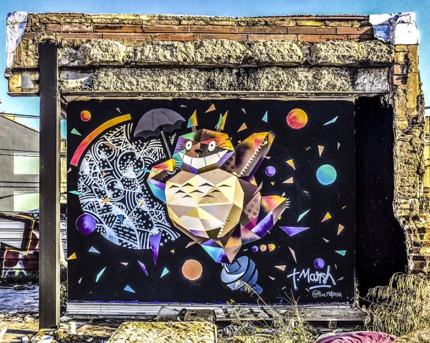 Tim Marsh Adds Colors To The Streets Of The World