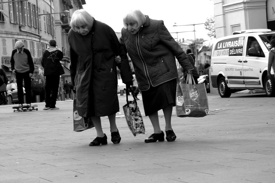 I Saw These Wonderful Twins In Nice, France