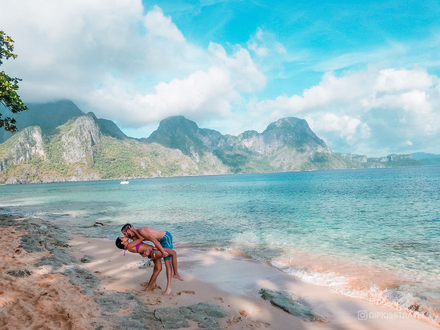 Viral Dipkissing Couple Continues Their Epic Tradition Around The World Viral Dipkissing Couple Continues Their Epic Tradition Around The World