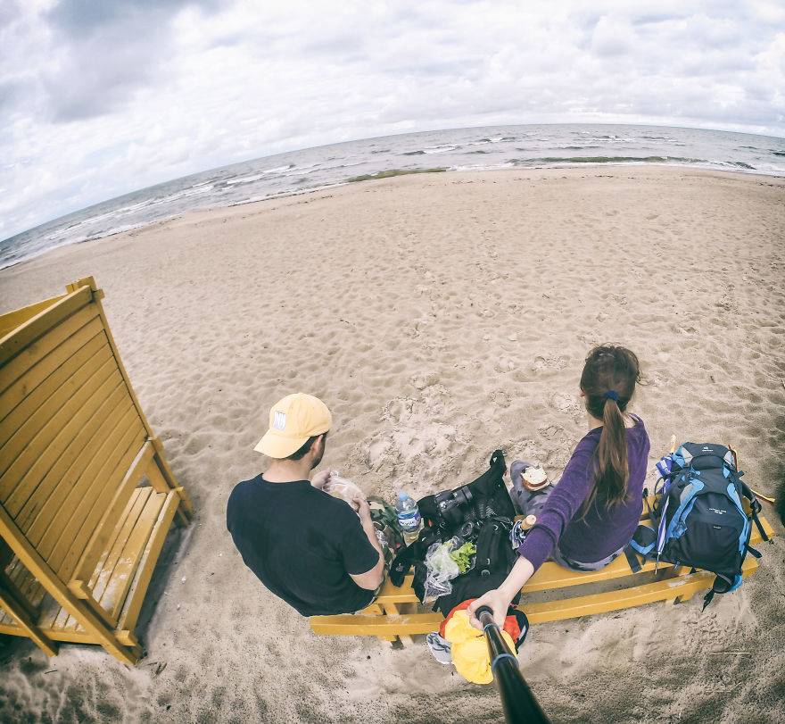 We Went 151,000 Steps In 3 Days By Lithuanian Coastline. From Latvian Border To Russian Border