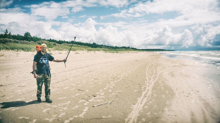 We Went 151,000 Steps In 3 Days By Lithuanian Coastline. From Latvian Border To Russian Border We Went 151,000 Steps In 3 Days By Lithuanian Coastline. From Latvian Border To Russian Border