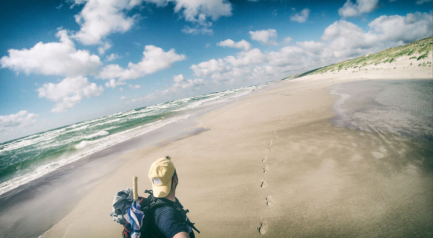 We Went 151,000 Steps In 3 Days By Lithuanian Coastline. From Latvian Border To Russian Border We Went 151,000 Steps In 3 Days By Lithuanian Coastline. From Latvian Border To Russian Border