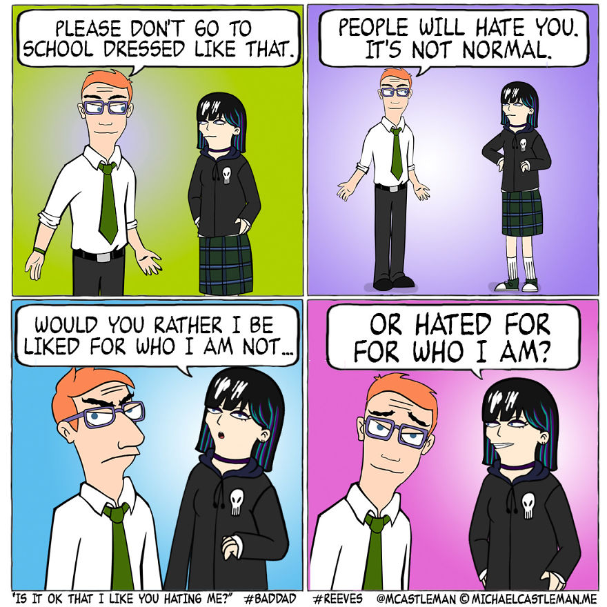 How Do You Deal With A Gothic Daughter?