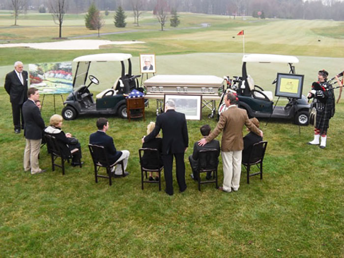 Best Funeral Idea For Golf Lover