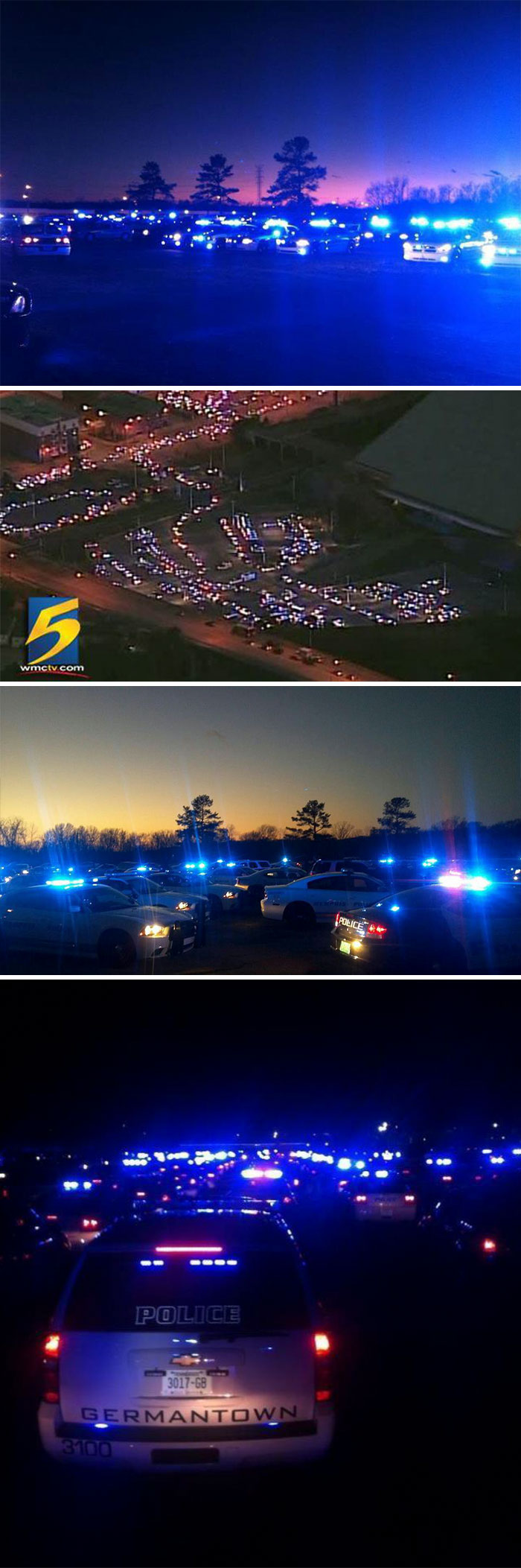 The Same Day Of The Sandy Hook Tragedy At The Same Time. Memphis Police Officer Lang Was Shot And Killed In The Line Of Duty. This Is The Funeral