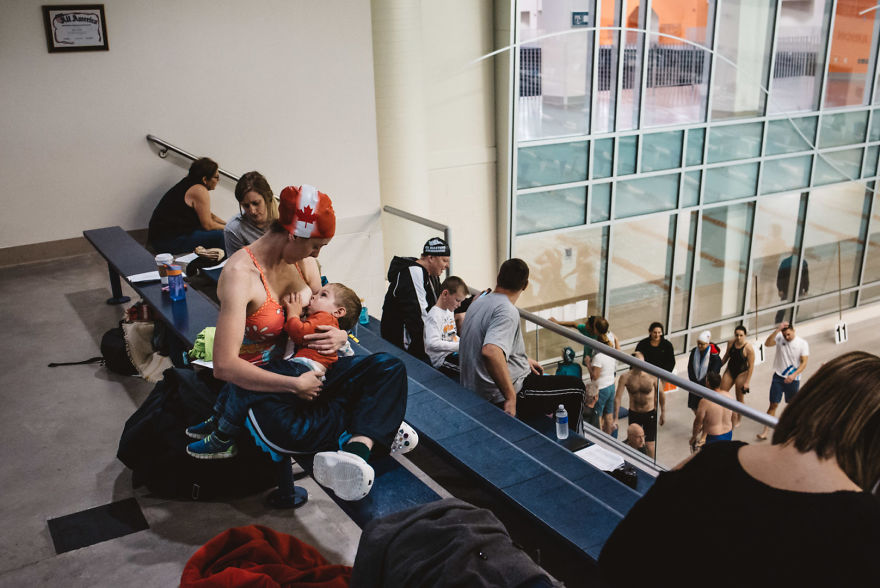 People’s Choice Category Winner – Breastfeeding. Gabriella Hunt Of Gabriella Hunt Photography – Serving Rochester, New York – “A Hush Fell Over The Crowd”