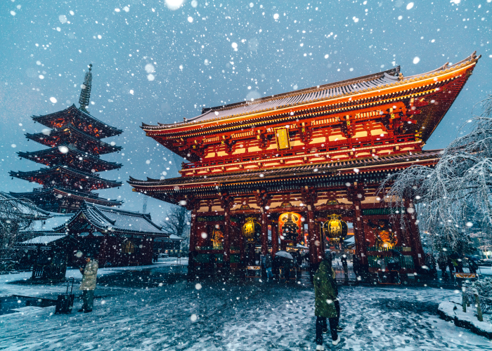 I Captured Tokyo Covered By Heavy Snow