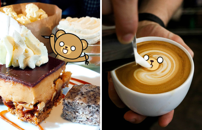 I Stick This Bear On Real-Life Pictures And Things I Enjoy