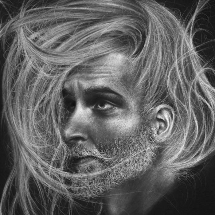 Stunning Charcoal And Chalk Portrait Drawings