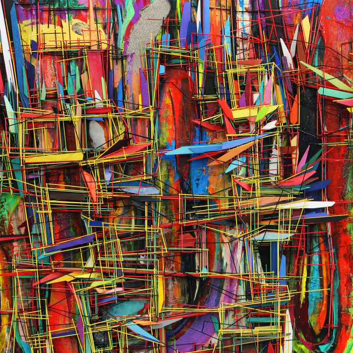 Spent 6 Months Creating My Largest “Roller Coaster” Painting