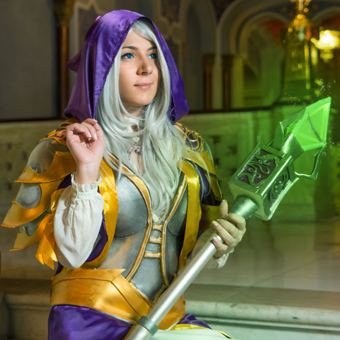 Magic Wand/staff Out Of Food Container And The Flash Light!