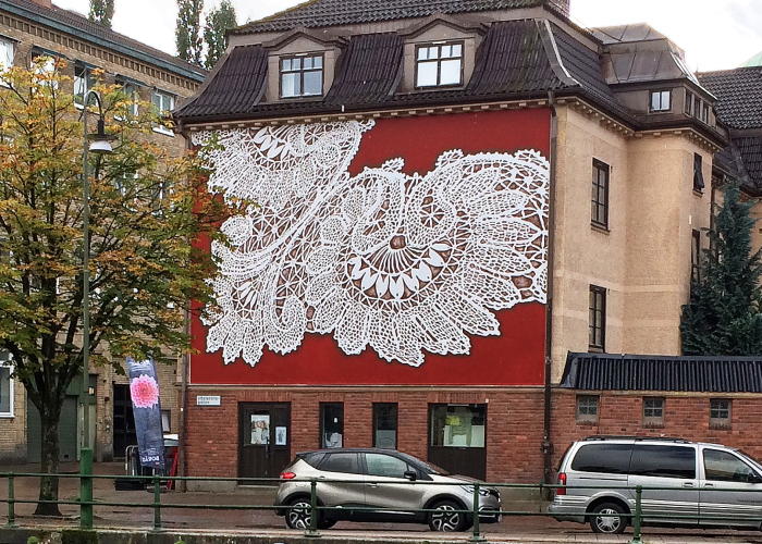 I Cover The Streets With My Art, And Here Are My 30 Lace Artworks (New Pics)