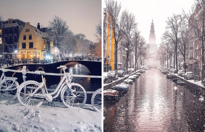 I Photographed Amsterdam Covered By Heavy Snow