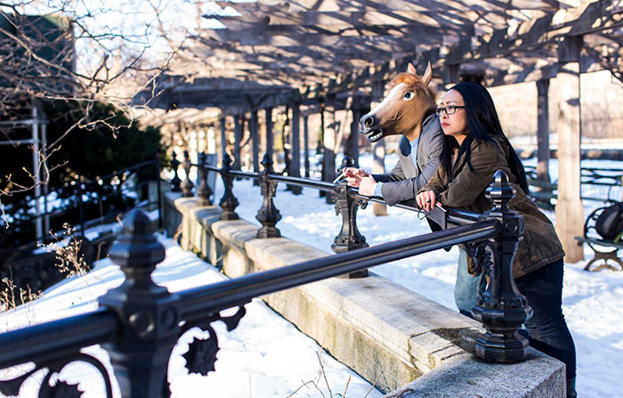 Instead Of Taking Boring Engagement Pics, This Couple Decided To Take It To The Next Level Instead Of Taking Boring Engagement Pics, This Couple Decided To Take It To The Next Level
