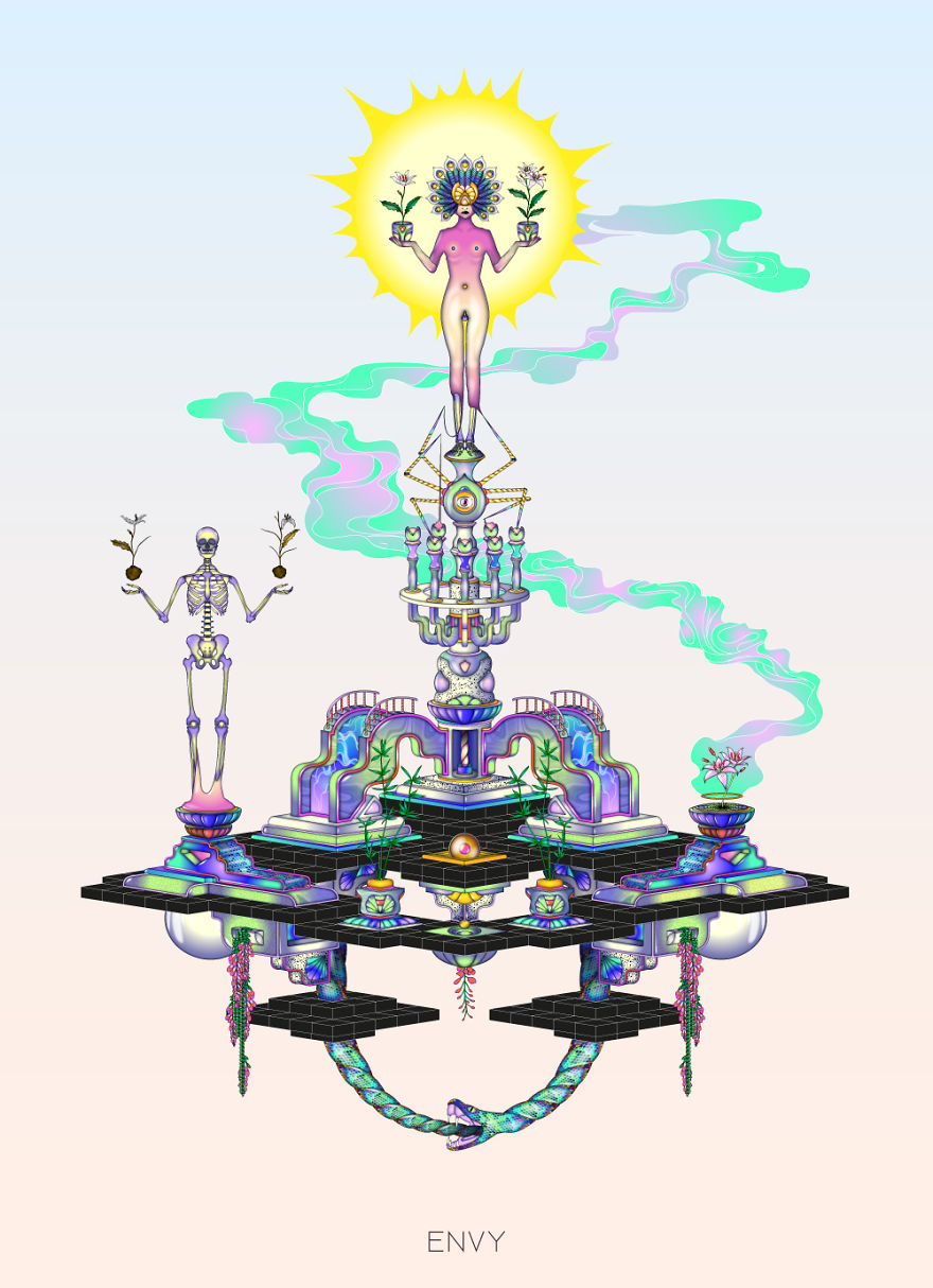 I Made My Own Interpretation Of The 7 Cardinal Sins