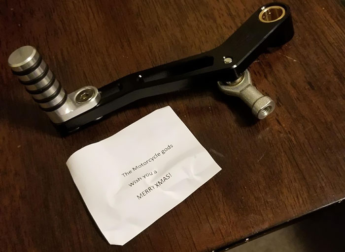 Been A Rough Financial Time Last Few Months, Came Out To My Bike In The Rain To Find This Under The Windscreen. Needed It So Badly, My Faith In Humanity Is Restored Again