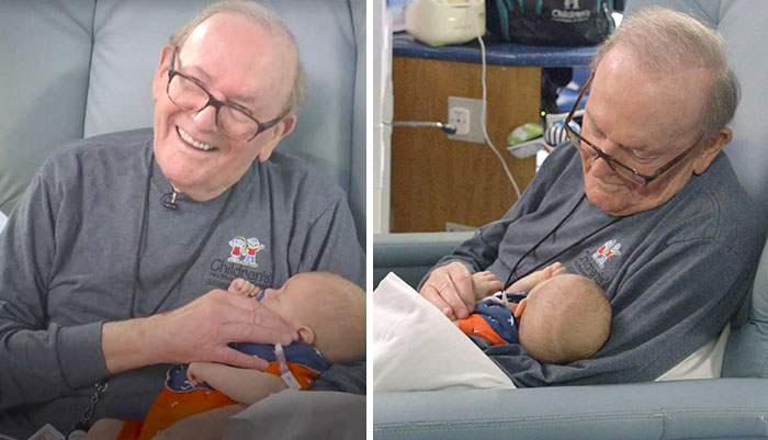 For The Past 12 Years, This Man Has Visited Children’s Healthcare Of Atlanta Twice A Week To Hold And Comfort Babies In The Neonatal Intensive Care Unit - Earning Him The Nickname “ICU Grandpa”