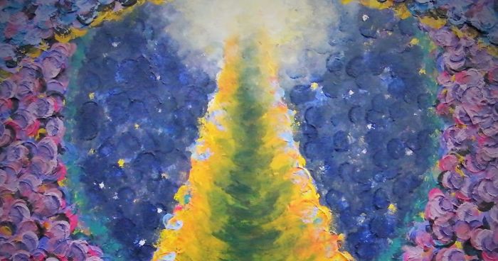 Artist Creates An Entire Painting With Only His Big Toe