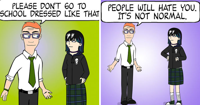 My Daughter Became A Goth And All I Could Do Is Laugh