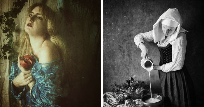 I’m Grace & I Shoot Painterly Self Portraits In The Living Room Of My Council House