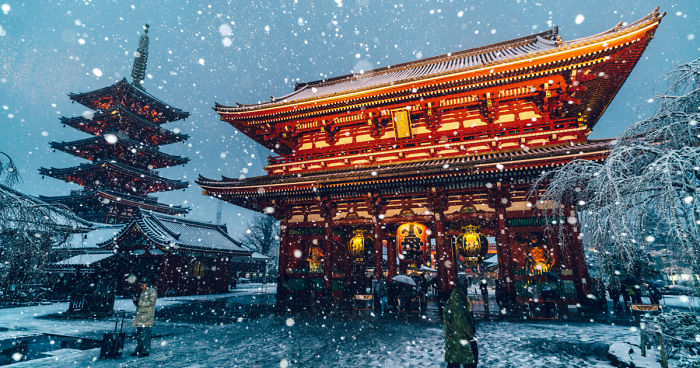 I Captured Tokyo Covered By Heavy Snow