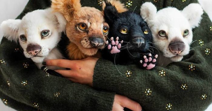 I Create Lifelike Soft Sculpture Of Plush And Fabrics