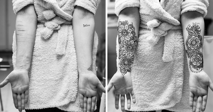 I Tried To Cure These Prisoners’ Hearts By Drawing Henna Tattoos On Their Hands